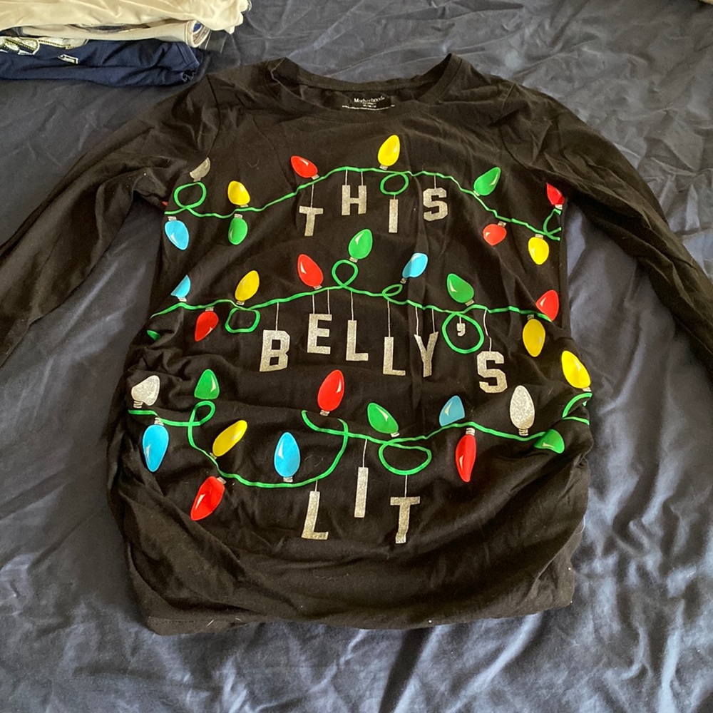 Maternity Christmas shirt